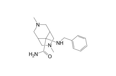 3,7-Dimethyl-9-[(phenylmethyl)amino]-3,7-diazabicyclo[3.3.1]nonane-9-carboxamide