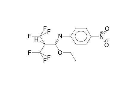 HEXAFLUOROISOBUTYRIC ACID, ETHYL ESTER, N-PARA-NITROPHENYLIMIDE