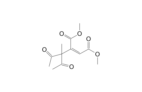 Dimethy 2-(1-acetyl-1-methyl-2-oxopropyl)-2-butanedionate