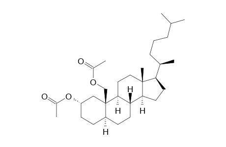Cholestane-2,19-diol, diacetate, (2.alpha.,5.alpha.)-