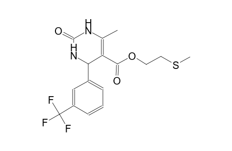 6-Methyl-2-oxo-4-(3-trifluoromethyl-phenyl)-1,2,3,4-tetrahydro-pyrimidine-5-carboxylic acid 2-methylsulfanyl-ethyl ester