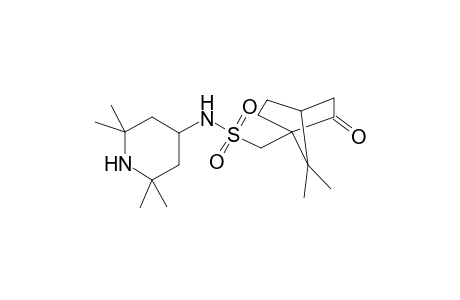 (7,7-dimethyl-2-oxobicyclo[2.2.1]hept-1-yl)-N-(2,2,6,6-tetramethyl-4-piperidinyl)methanesulfonamide