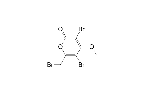 3,5-bis(bromanyl)-6-(bromomethyl)-4-methoxy-pyran-2-one