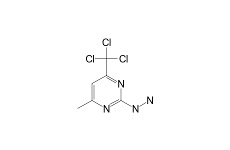 [4-methyl-6-(trichloromethyl)pyrimidin-2-yl]hydrazine