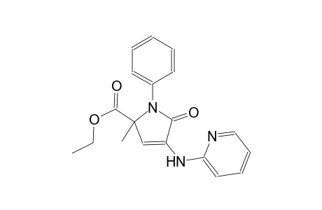 ethyl 2-methyl-5-oxo-1-phenyl-4-(2-pyridinylamino)-2,5-dihydro-1H-pyrrole-2-carboxylate