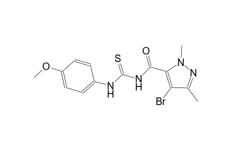 N-[(4-bromo-1,3-dimethyl-1H-pyrazol-5-yl)carbonyl]-N'-(4-methoxyphenyl)thiourea