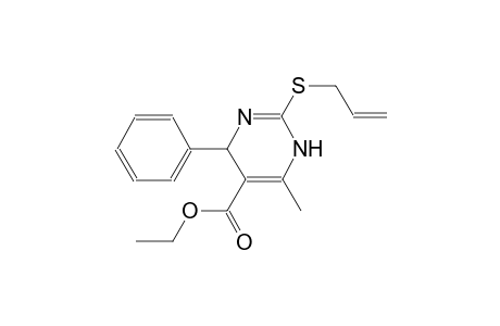 5-pyrimidinecarboxylic acid, 1,4-dihydro-6-methyl-4-phenyl-2-(2-propenylthio)-, ethyl ester