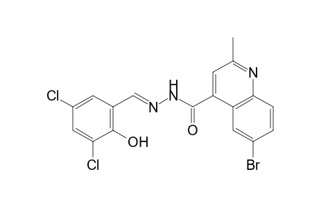 6-bromo-2-methylcinchoninic acid, (3,5-dichlorosalicylidene)hydrazide
