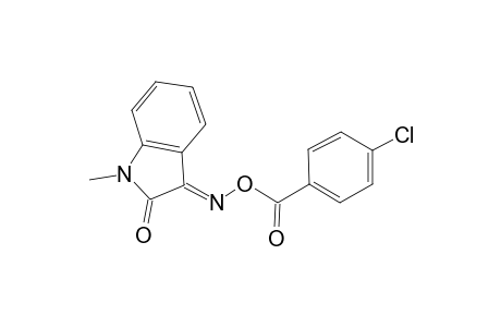 (3E)-1-Methyl-1H-indole-2,3-dione 3-[O-(4-chlorobenzoyl)oxime]