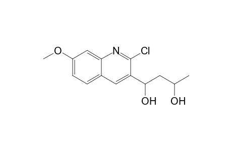 (anti)-3-(1',3'-dihydroxy)butyl-2-chloro-7-methoxyquinoline