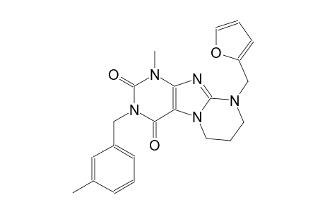 9-(2-furylmethyl)-1-methyl-3-(3-methylbenzyl)-6,7,8,9-tetrahydropyrimido[2,1-f]purine-2,4(1H,3H)-dione
