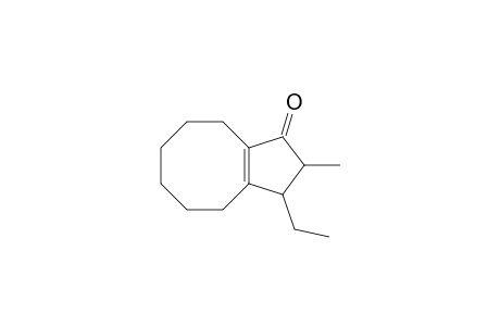 11-ethyl-10-methylbicyclo[6.3.0]undec-1(8)en-9-one