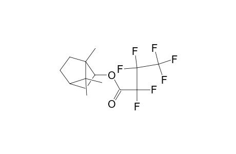 (1,7,7-trimethylnorbornan-2-yl) 2,2,3,3,4,4,4-heptafluorobutanoate