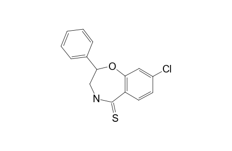 8-chloro-2-phenyl-3,4-dihydro-2H-1,4-benzoxazepine-5-thione