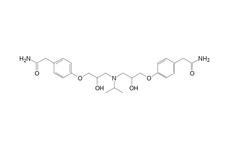 2-[4-[3-[[3-[4-(2-amino-2-keto-ethyl)phenoxy]-2-hydroxy-propyl]-isopropyl-amino]-2-hydroxy-propoxy]phenyl]acetamide