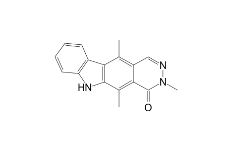 3,6-Dihydro-3,5,11-trimethyl-4H-pyridazino[4,5-b]carbazol-4-one