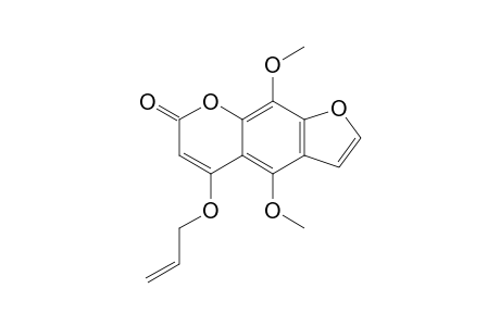 4,9-Dimethoxy-5-prop-2-enoxy-7-furo[3,2-g][1]benzopyranone