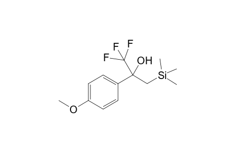 1,1,1-Trifluoro-2-(4-methoxyphenyl)-3-(trimethylsilyl)propan-2-ol