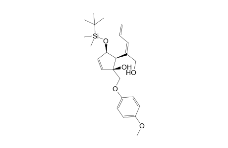 (1S,4R,5R)-4-[tert-butyl(dimethyl)silyl]oxy-1-[(4-methoxyphenoxy)methyl]-5-[(1E)-1-methylolbuta-1,3-dienyl]cyclopent-2-en-1-ol
