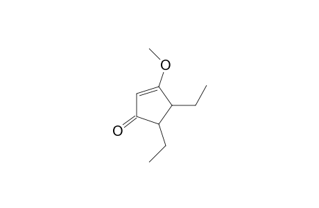 3-Methoxy-4,5-diethylcyclopent-2-en-1-one