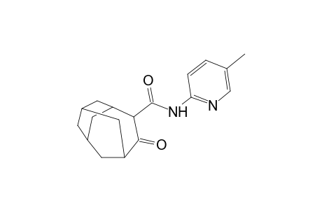 N-(5'-Methylpyridin-2'-yl)-5-oxotricyclo[4.3.1.1(3,8)]undecane-4-carboxamide