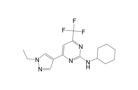 2-pyrimidinamine, N-cyclohexyl-4-(1-ethyl-1H-pyrazol-4-yl)-6-(trifluoromethyl)-