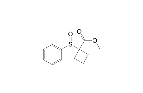 1-(benzenesulfinyl)-1-cyclobutanecarboxylic acid methyl ester