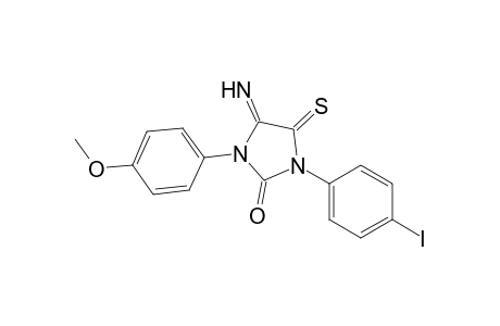 4-Imino-1-(4-iodophenyl)-3-(4-methoxyphenyl)-5-thioxoimidazolidin-2-one