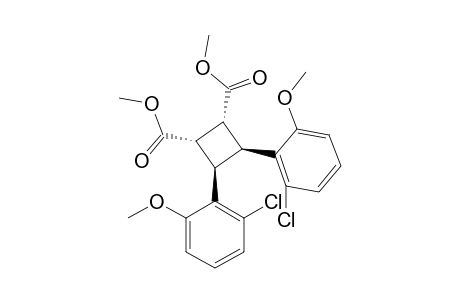 DIMETHYL-2,2'-DICHLORO-6,6'-DIMETHOXY-BETA-TRUXINATE;DIMETHYL-3-BETA,4-BETA-BIS-(2-CHLORO-6-METHOXYPHENYL)-1-ALPHA,2-ALPHA-CYCLOBUTANEDICARB