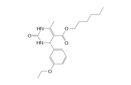 hexyl 4-(3-ethoxyphenyl)-6-methyl-2-oxo-1,2,3,4-tetrahydro-5-pyrimidinecarboxylate