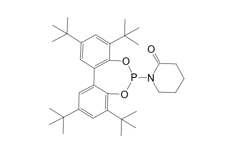 N-(2,4,8,10-tetra-tert-butyldiphenyl[d,f]{1,3,2}dioxaphosphol-7-yl-6-yl)-.delta.-valerolactam