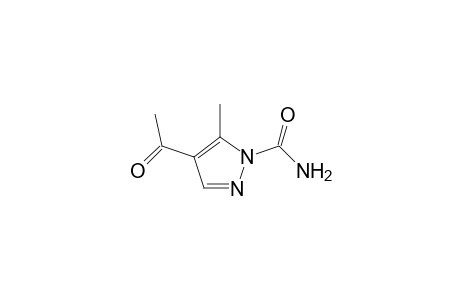 4-Acetyl-5-methyl-1-pyrazolecarboxamide