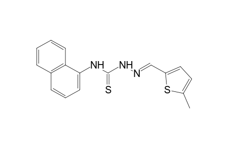 5-methyl-2-thiophenecarboxaldehyde, 4-(1-naphthyl)-3-thiosemicarbazone