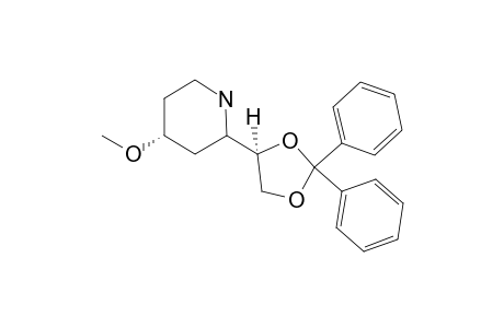(+/-)-(2RS,4SR)-2-[(4SR)-2,2-DIPHENYL-1,3-DIOXOLAN-4-YL]-4-METHOXY-PIPERIDINE