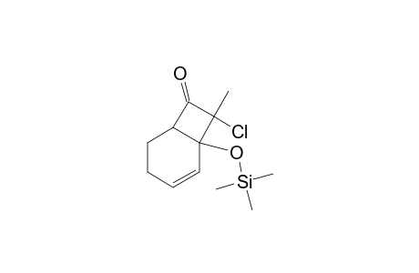8-Chloro-8-methyl-1-(trimethylsiloxy)bicyclo[4.2.0]oct-2-en-7-one
