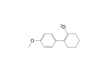 Benzene, 1-(1-cyclohexen-1-yl-2-d)-4-methoxy-