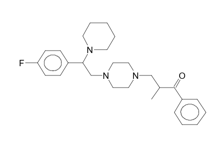 1-(2-BENZOYLPROPYL)-4-[2-(4-FLUOROPHENYL)-2-PIPERIDINOETHYL]PIPERAZINE