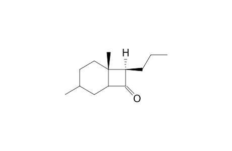 exo-3,6-Dimethyl-7-propylbicyclo[4.2.0]octan-8-one