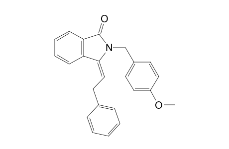 2,3-Dihydro-3-(2-phenylethylidene)-2-[(4-methoxyphenyl)methyl]-1H-isoindol-1-one