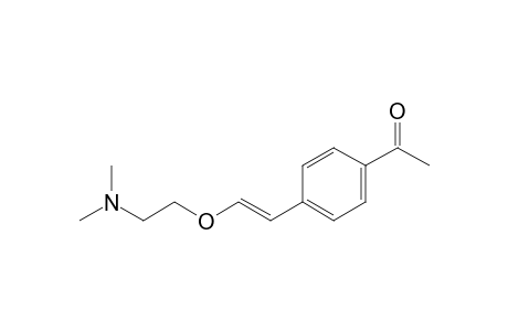 N,N-Dimethyl-2-[2-(4-acetylphenyl)ethenyloxy]ethanamine
