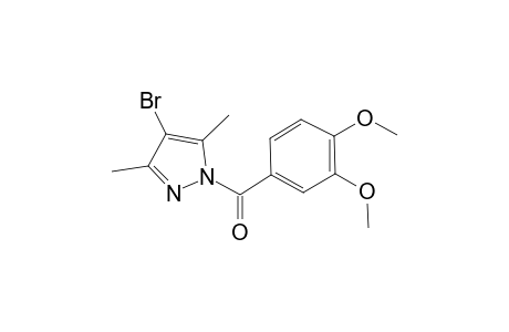 (4-Bromo-3,5-dimethylpyrazol-1-yl)(3,4-dimethoxyphenyl)methanone