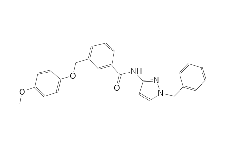 N-(1-benzyl-1H-pyrazol-3-yl)-3-[(4-methoxyphenoxy)methyl]benzamide