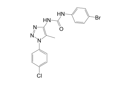 1-(4-bromophenyl)-3-(1-(4-chlorophenyl)-5-methyl-1H-1,2,3-triazol-4-yl)urea