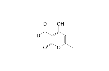 4-Hydroxy-3,6-[3,3-dideuterio]dimethyl-2H-pyran-2-one