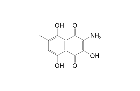 3-Amino-2,5,8-trihydroxy-6(7)-methylnaphthalene-1,4-dione
