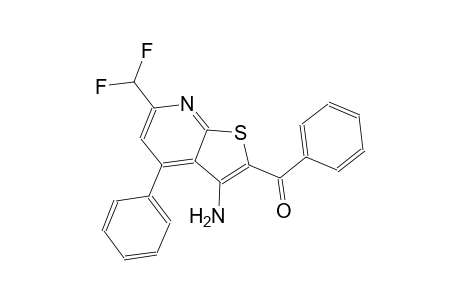 [3-amino-6-(difluoromethyl)-4-phenylthieno[2,3-b]pyridin-2-yl](phenyl)methanone