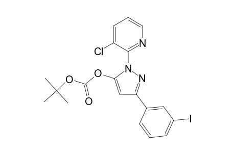 tert-Butyl 1-[3-Chloro-pyridin-2-yl]-3-(3-iodophenyl)-5-pyrazolyl Carbonate