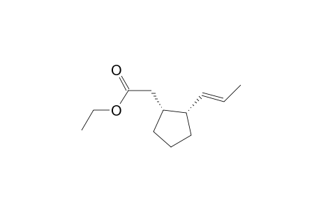 Ethyl (1R*,2R*)-2-(Propenyl)cyclopentaneacetate