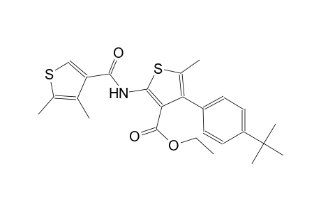 ethyl 4-(4-tert-butylphenyl)-2-{[(4,5-dimethyl-3-thienyl)carbonyl]amino}-5-methyl-3-thiophenecarboxylate
