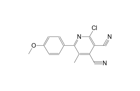 2-Chloro-6-(4-methoxyphenyl)-5-methylpyridine-3,4-dicarbonitrile